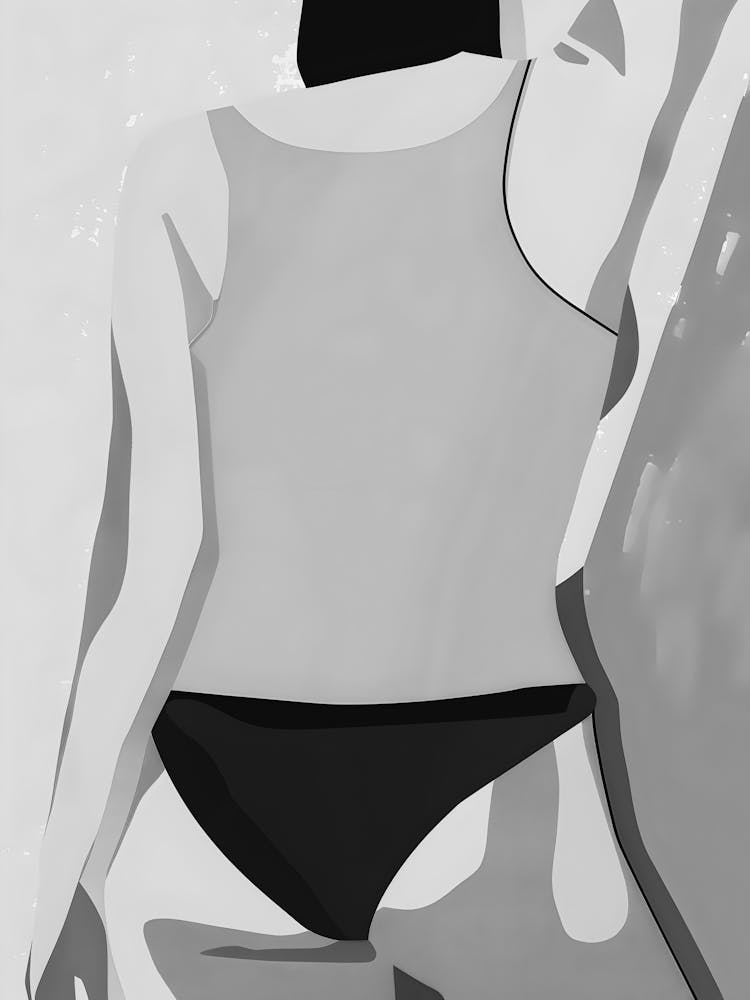 Black And White Painting 109
