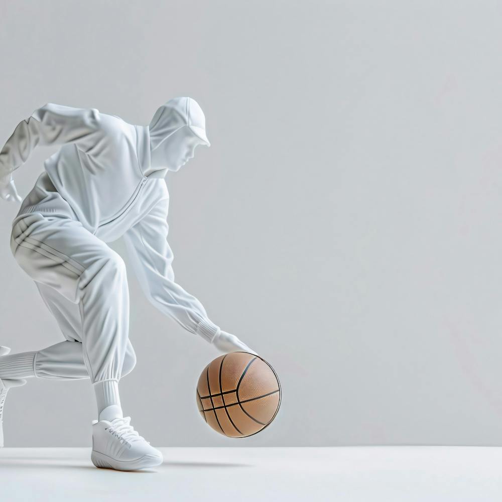 Basketball Player Dribbling