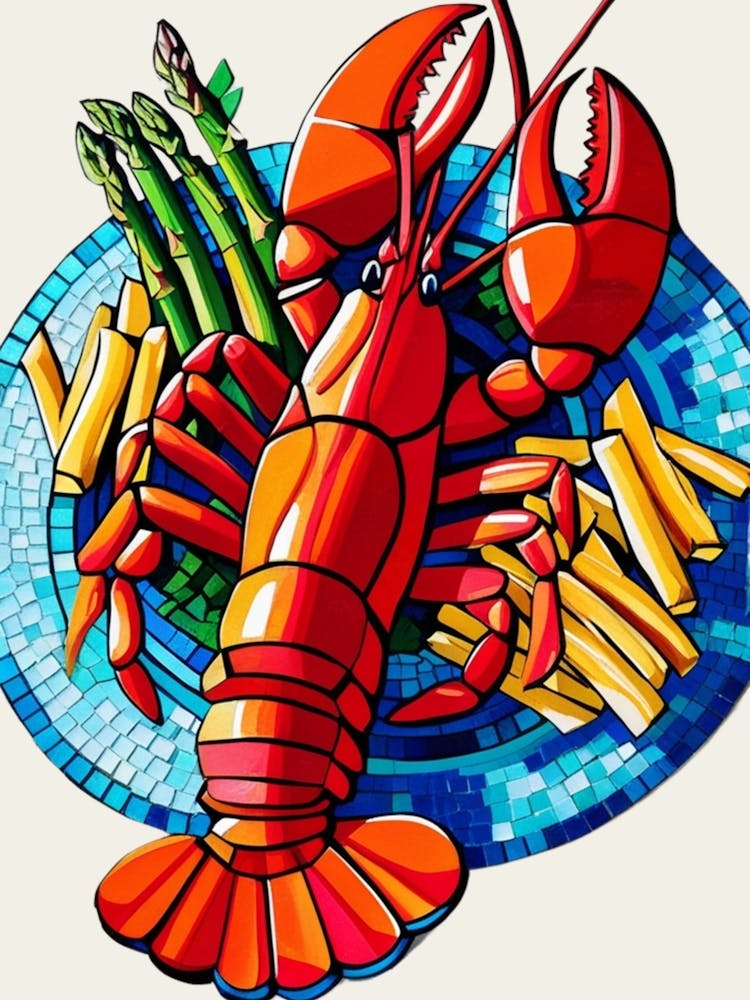 Lobster On A Plate 6