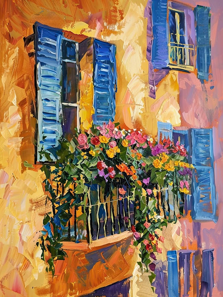 Balcony Painting In Cannes 4