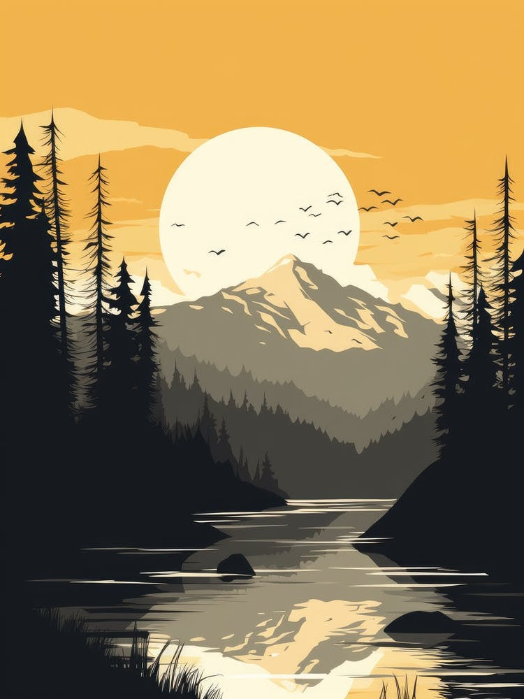 Sunset In The Mountains 20