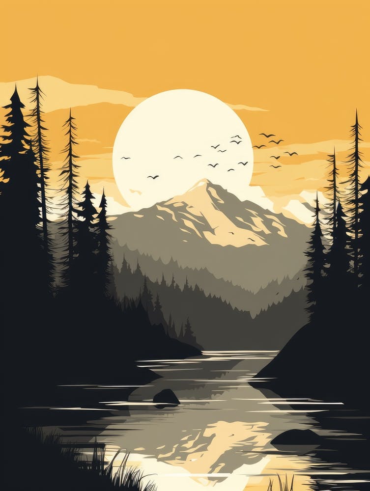 Sunset In The Mountains 20