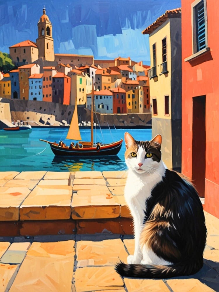 Cat On The Balcony 2