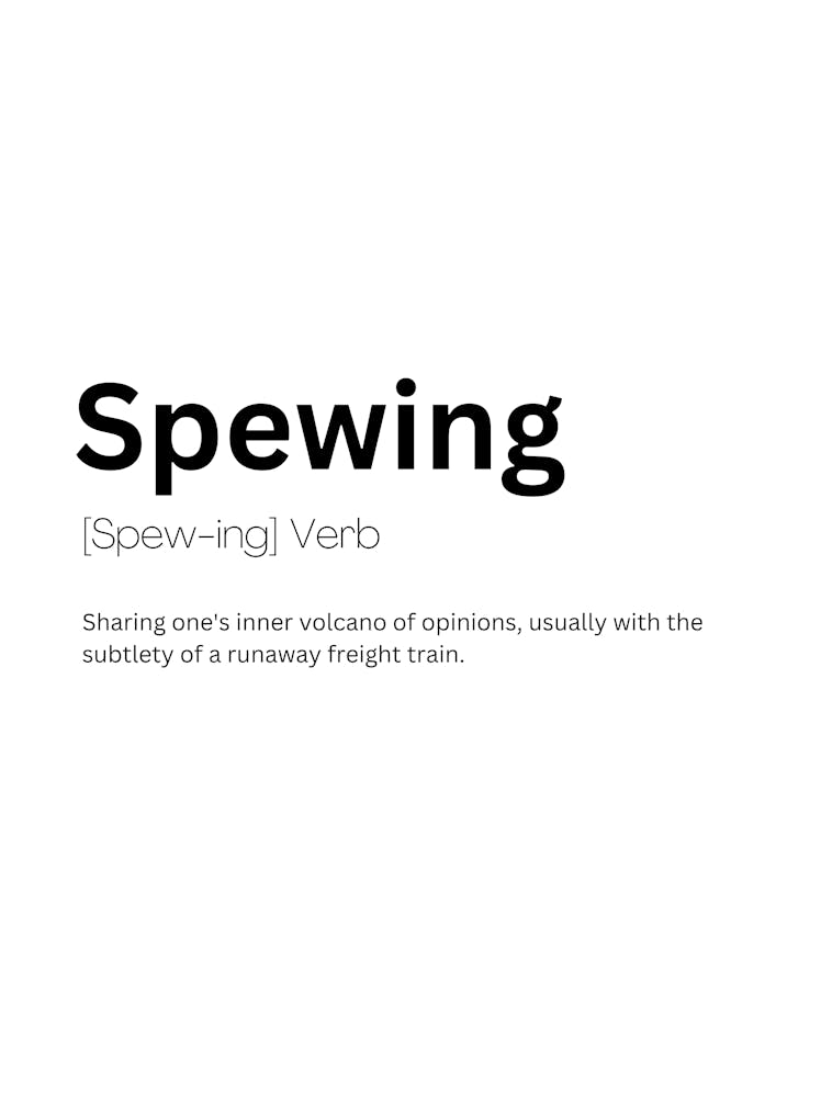 Spewing Definition Meaning