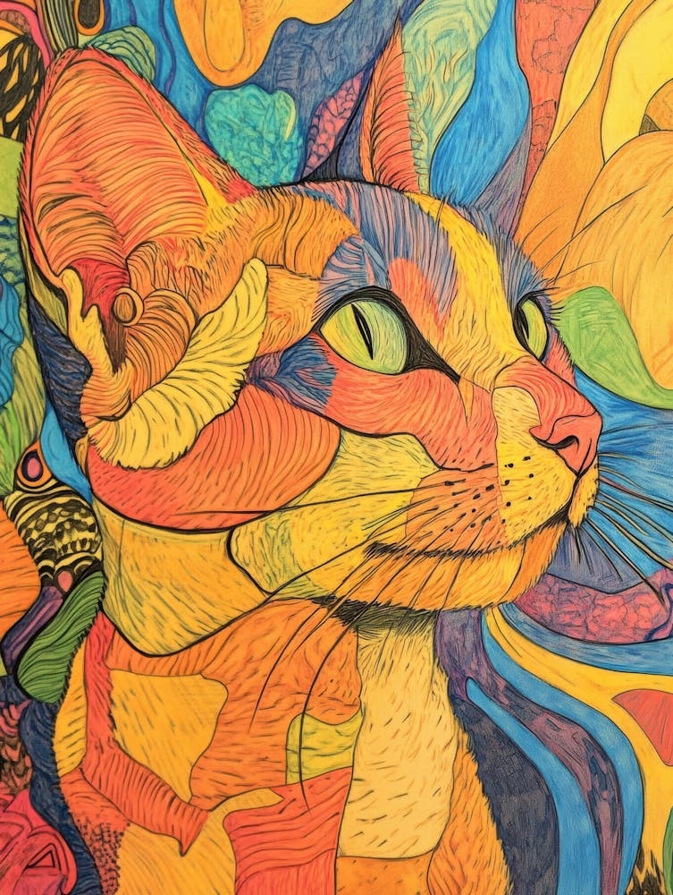 Colorful Cat
