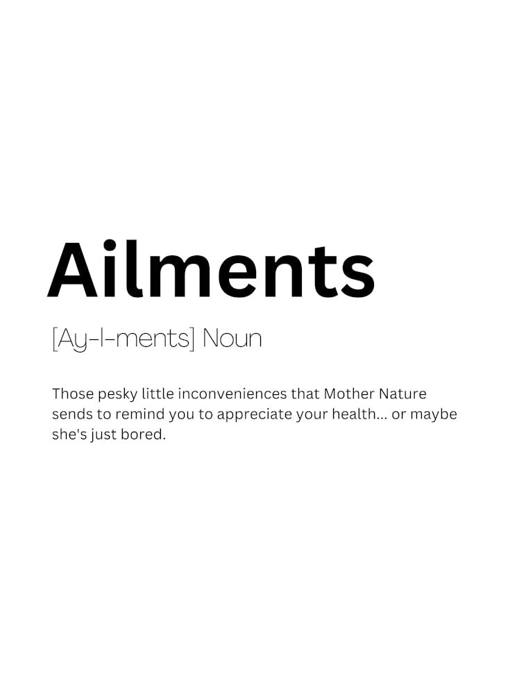 Ailments Definition Meaning