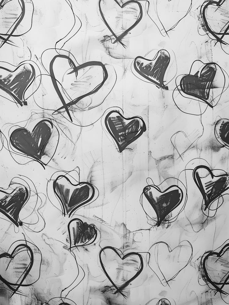 Hearts In Black And White 1