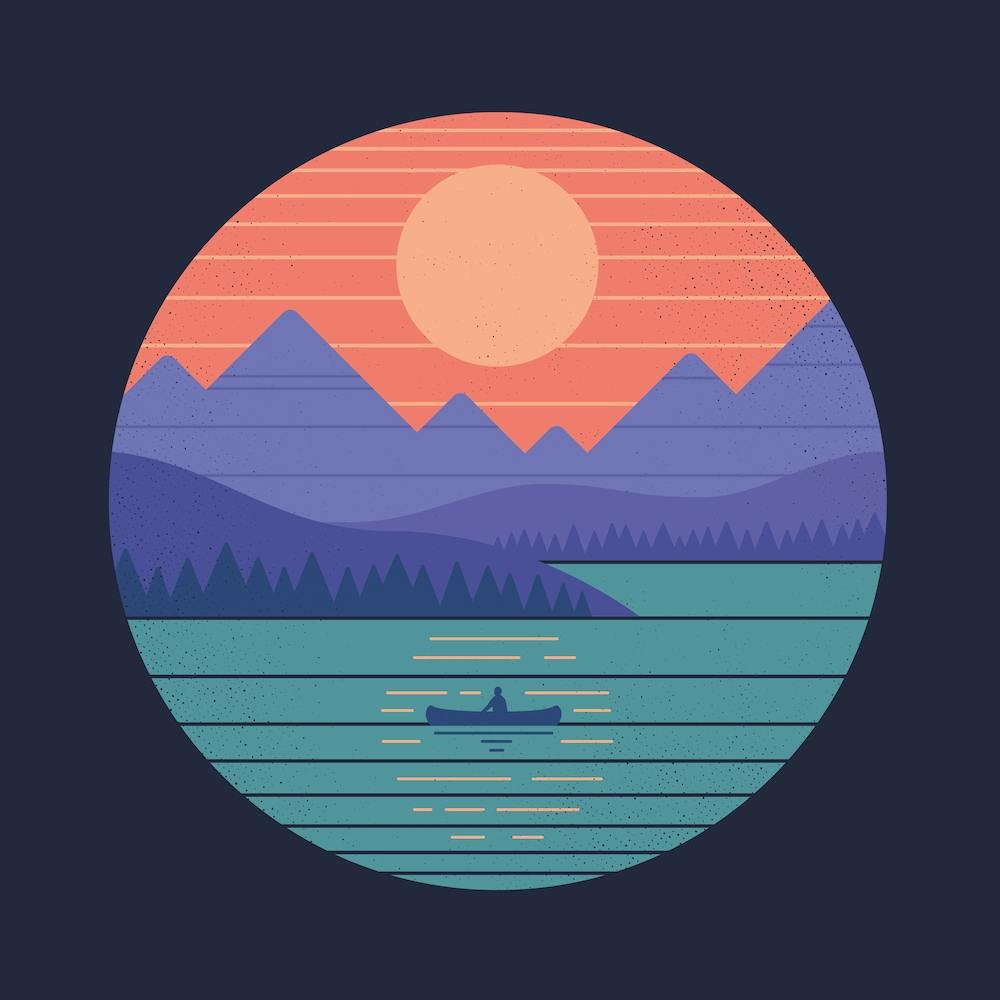 Peaceful Reflection Square