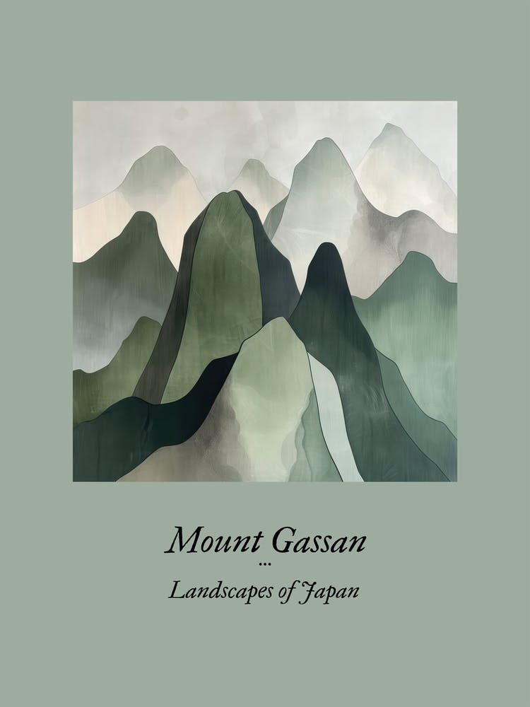 Landscapes Of Japan Mount Gassan 2