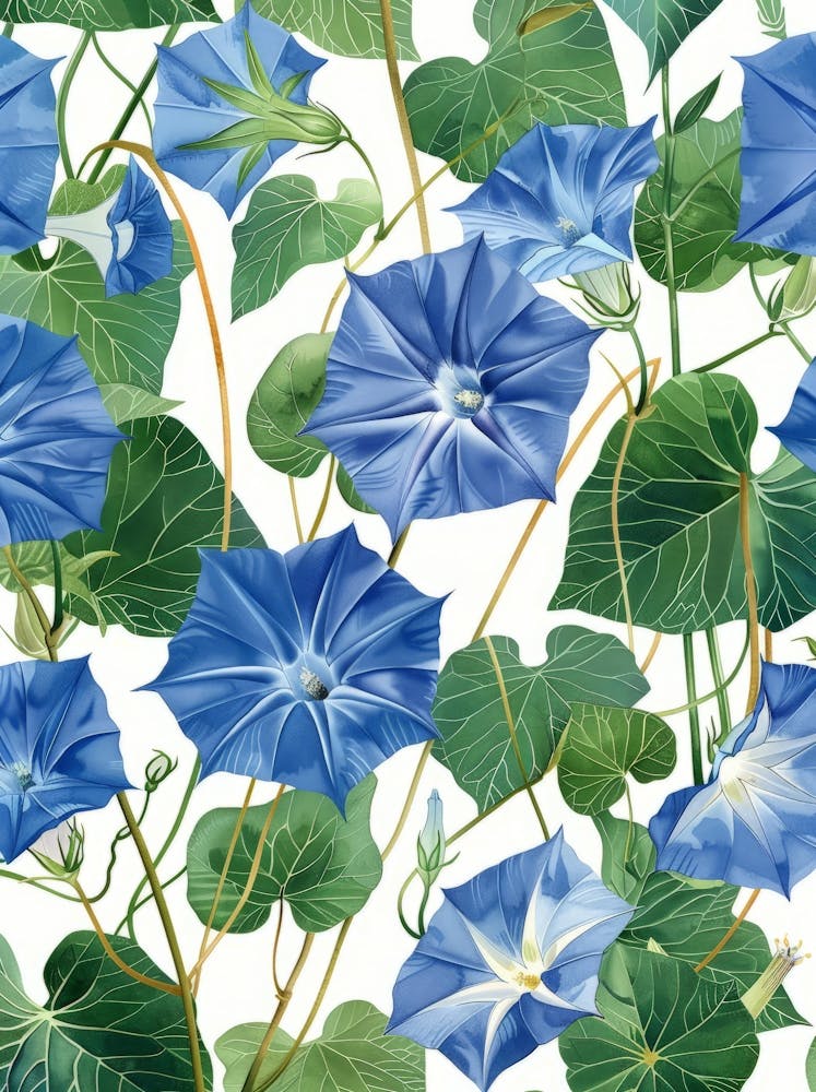 Blue Morning Glory 3