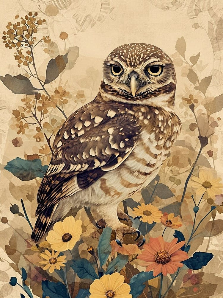 Burrowing Owl Painting 2