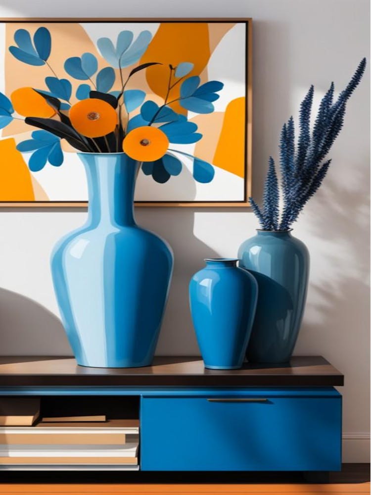Blue Vases