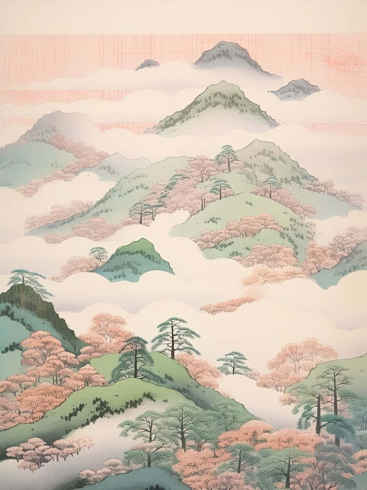 Mount Mitake In Tokyo, Japanese Landscape 1