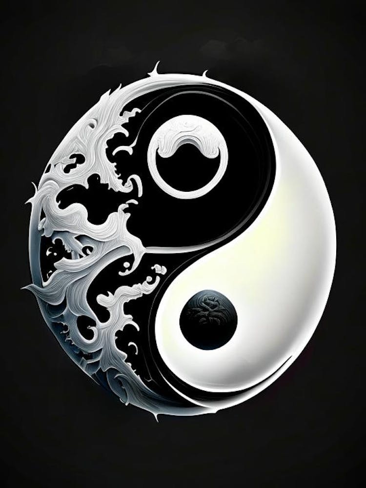 Yin and Yang 1, Symbol Illustration