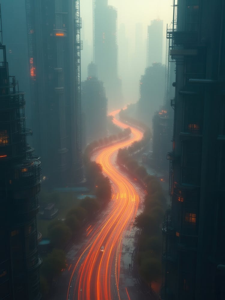 Futuristic Cityscape 6
