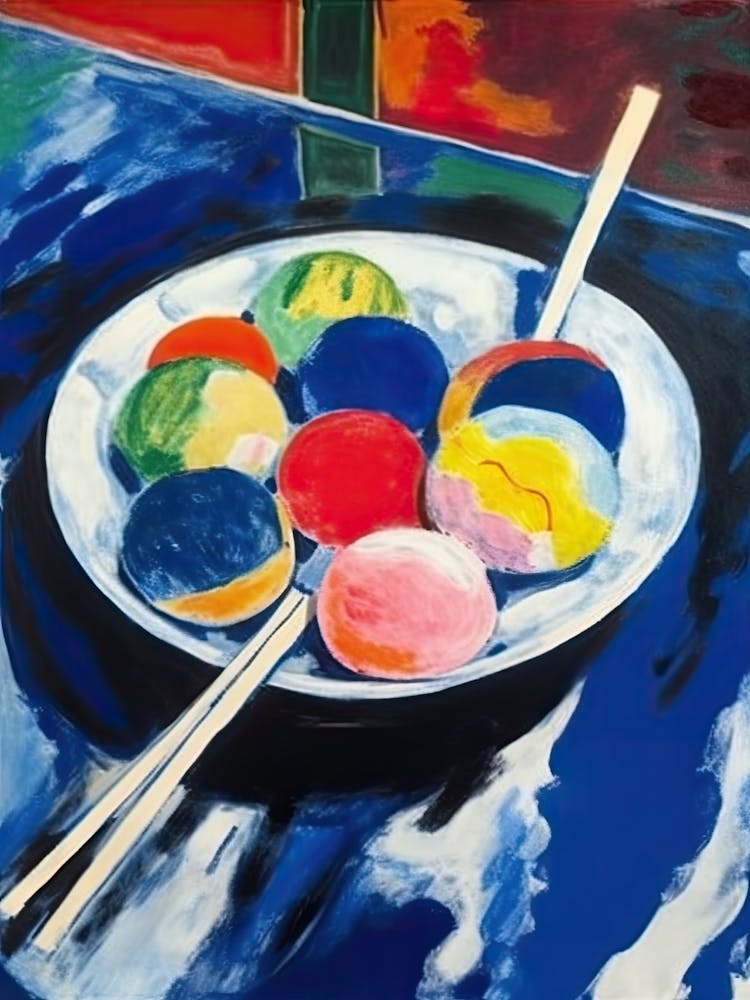 Mochi Ice Cream Painting 1