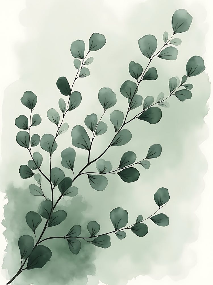 Serene Sage Wildflower Cluster