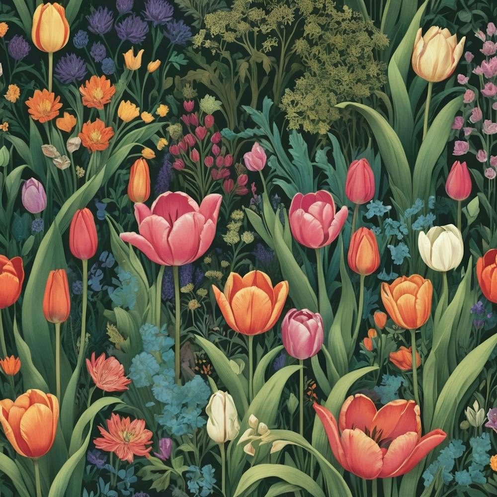 Tulips In The Garden 54