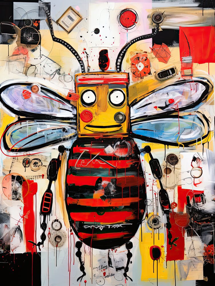 Urban Flight: Bee Robot's Neo-Expressionist Tale