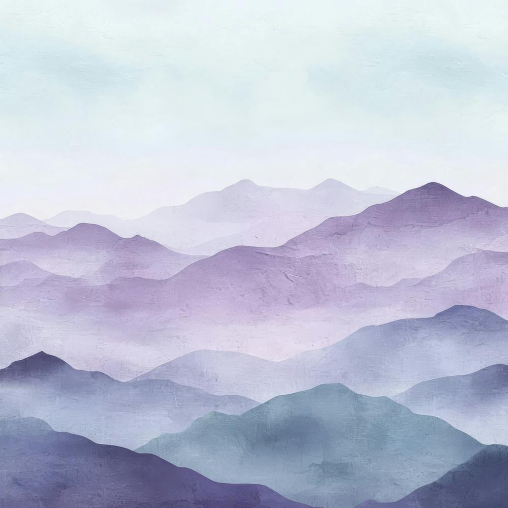 Watercolor Mountains 3