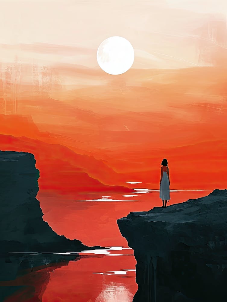 Sunset, Minimalism 5