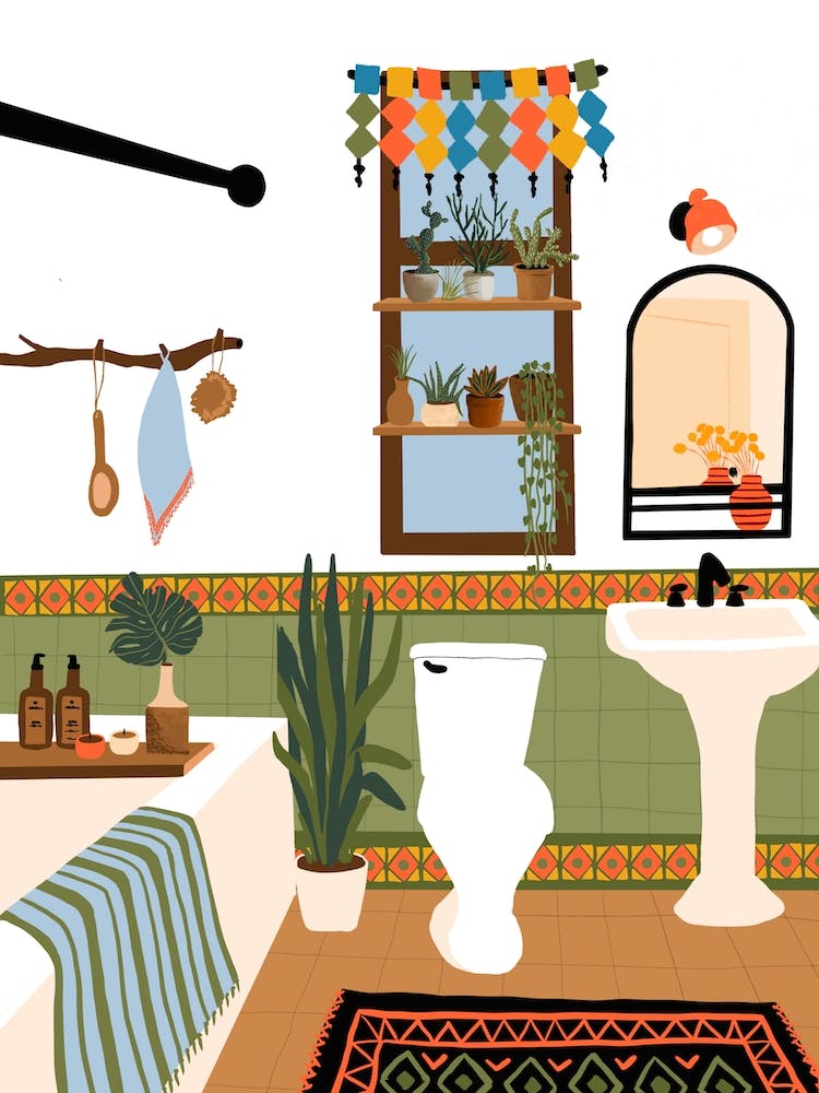 Boho Bathroom