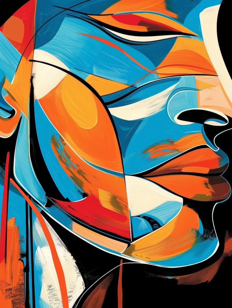 Abstract Portrait Of A Woman 78