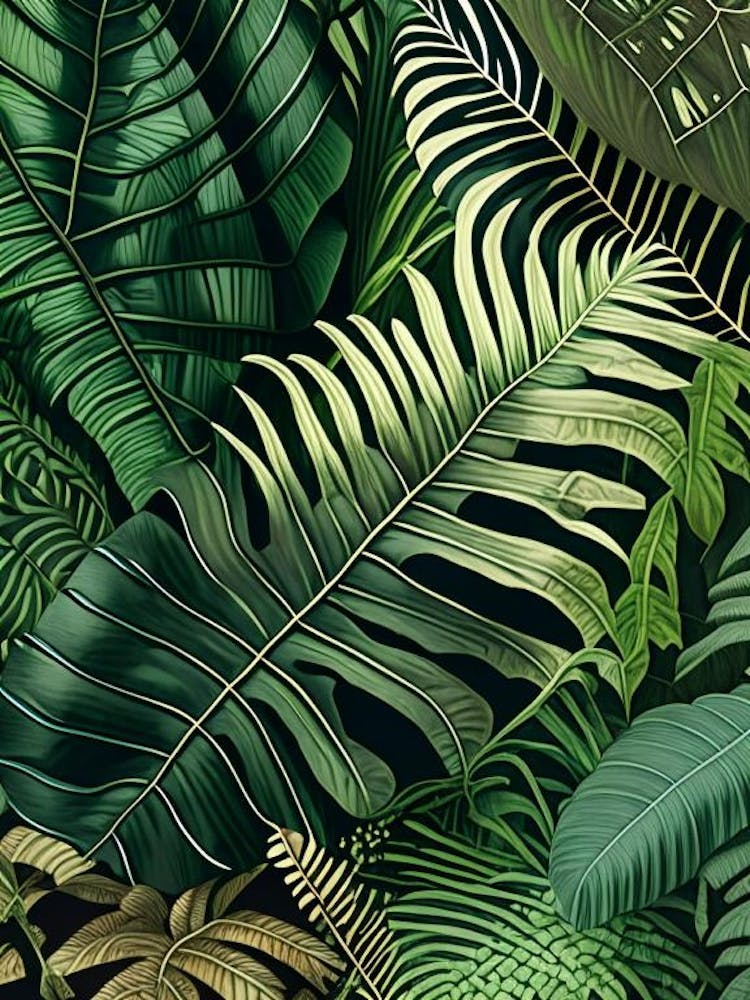 Jungle Foliage 2 Botanical