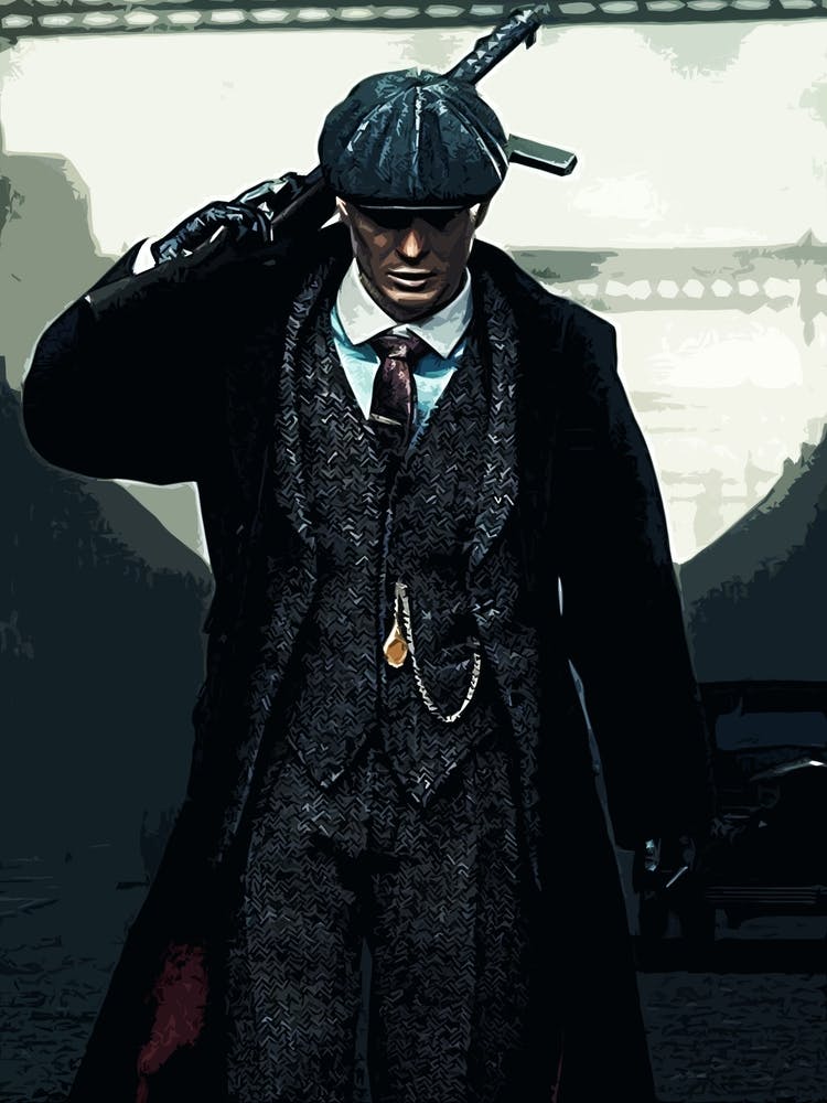 peaky blinders Holding A Gun