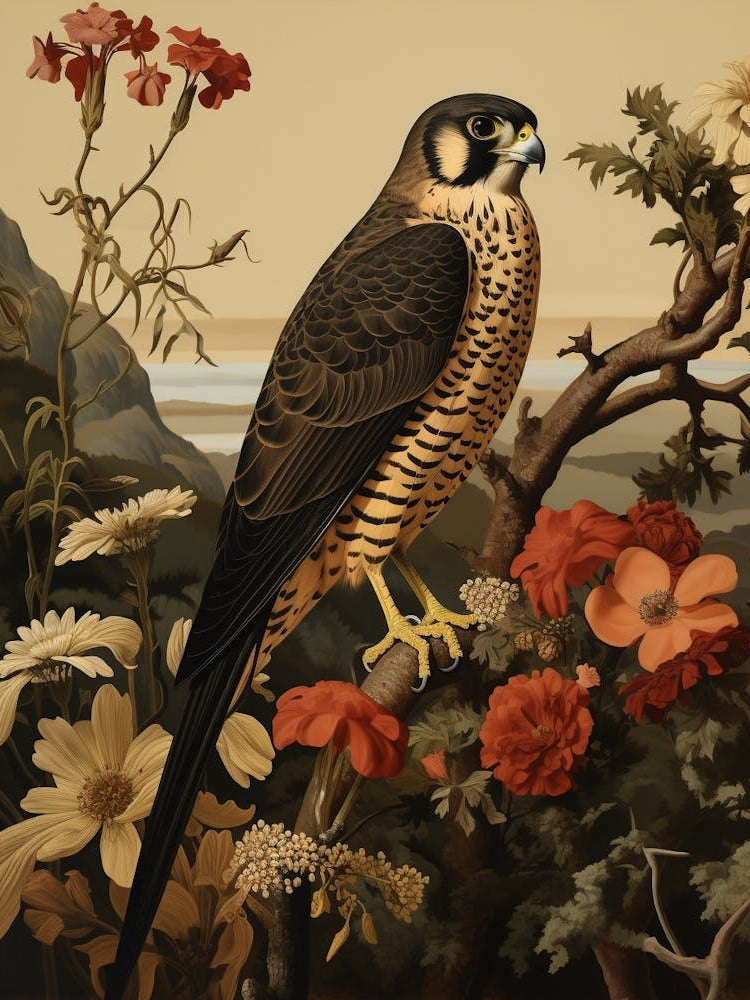 Dark And Moody Botanical Falcon 4