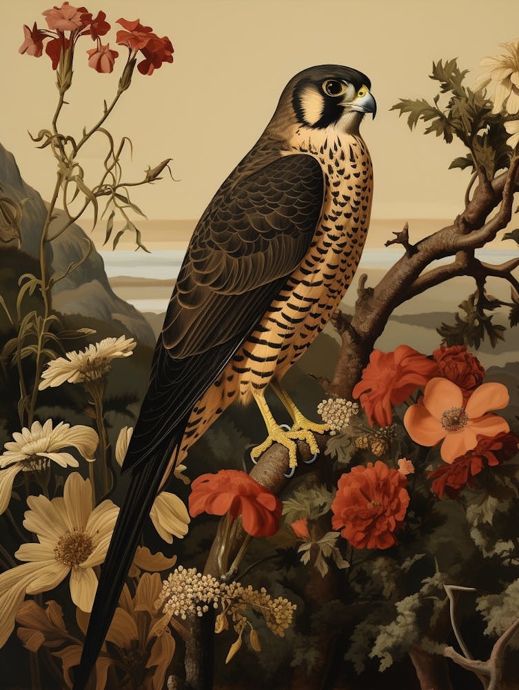 Dark And Moody Botanical Falcon 4