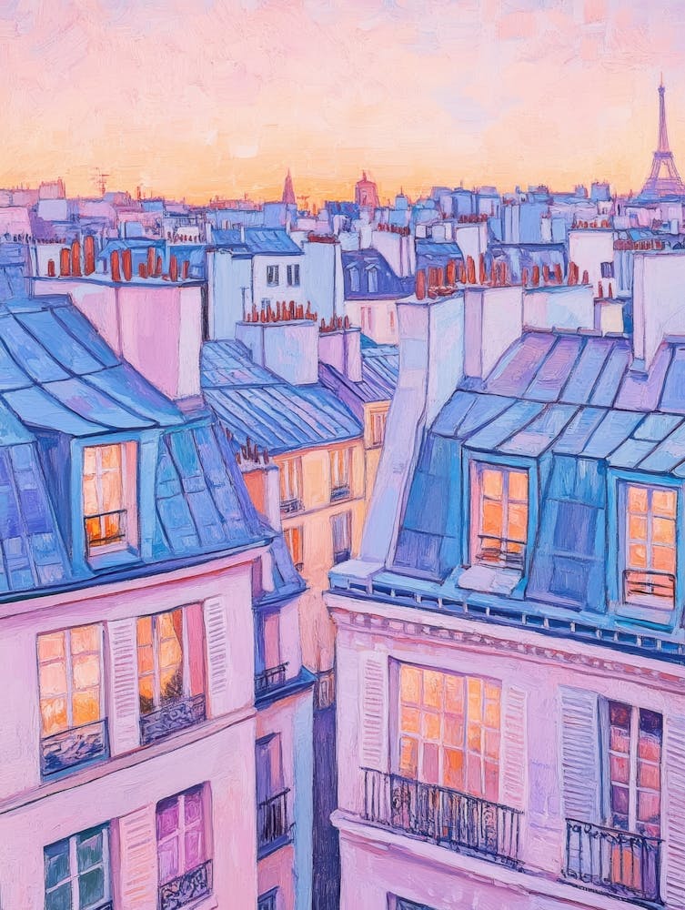 Paris At Sunset 12