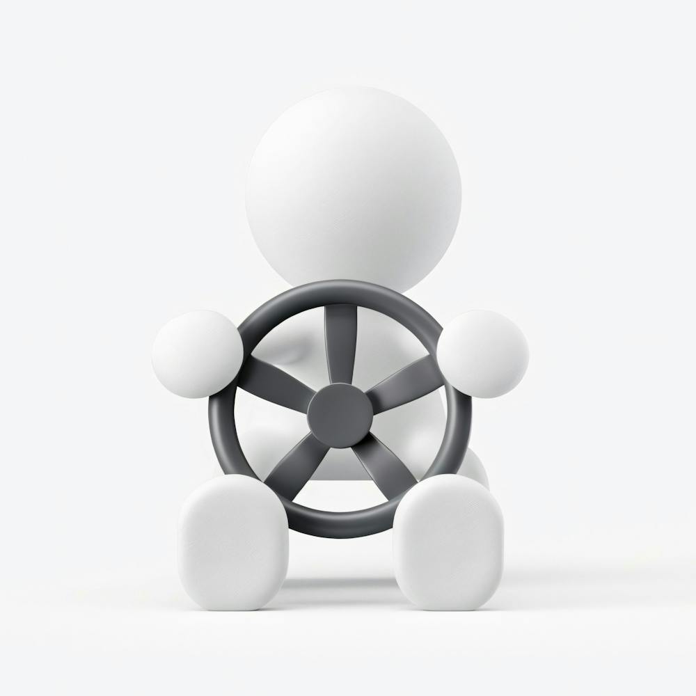 Man With A Steering Wheel