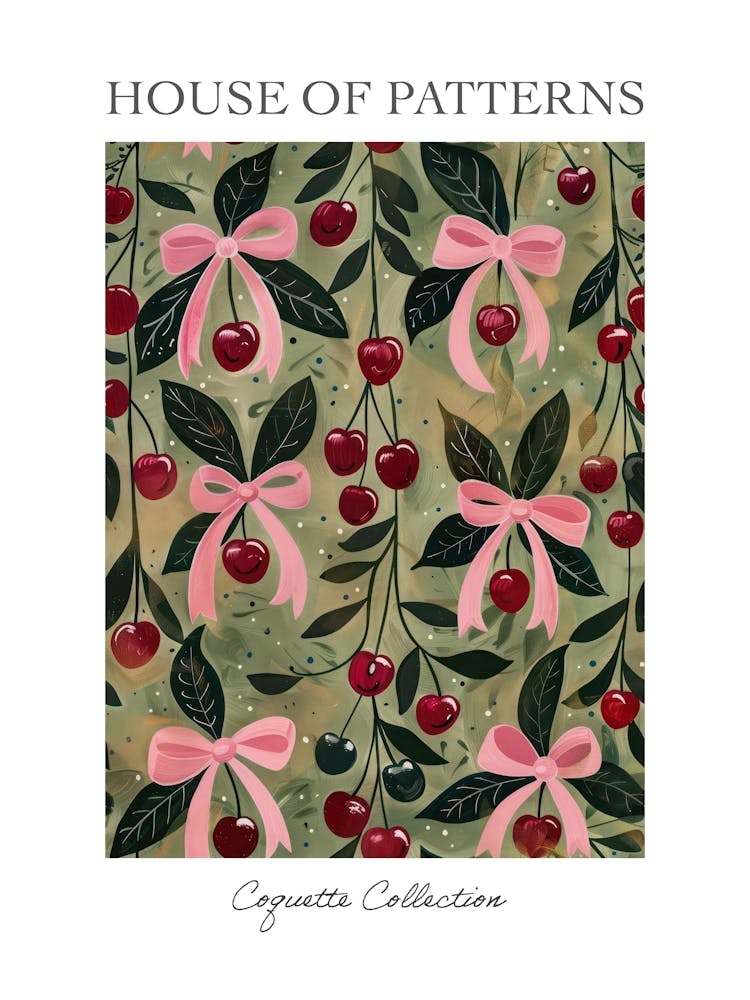 In My Bow Era 4 Pattern Poster