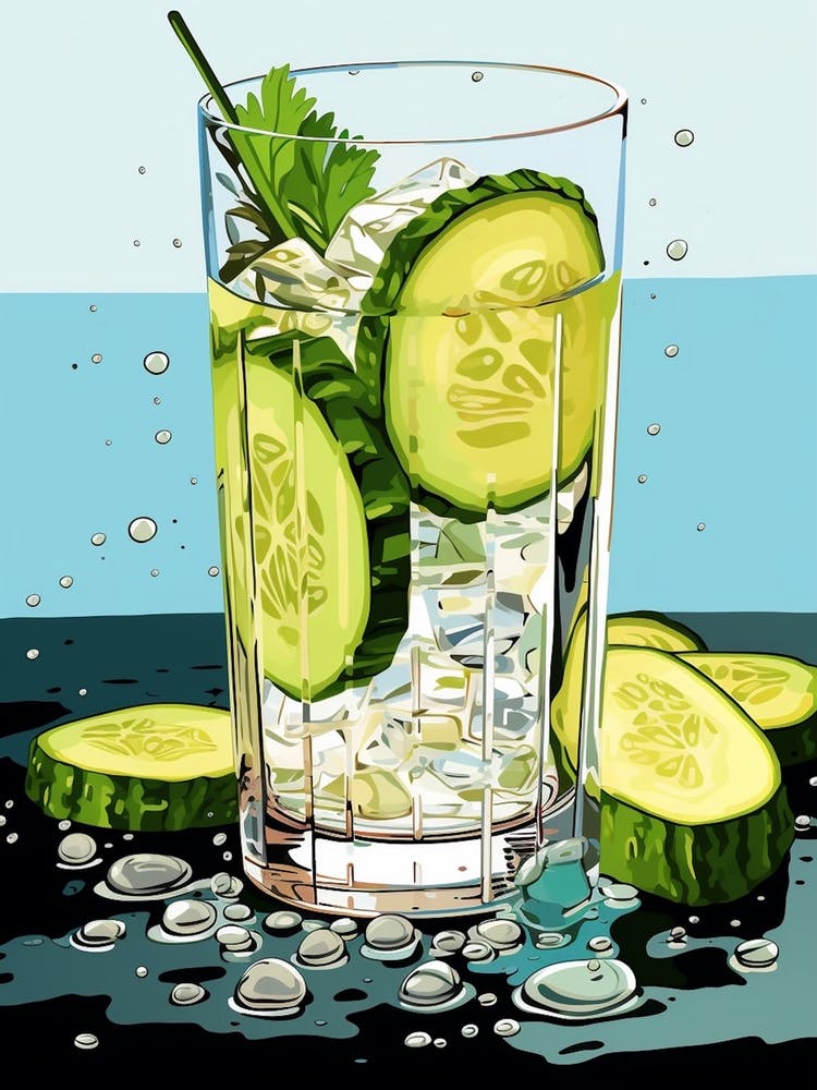 Gin & Tonic Pop Art Inspiriert 1
