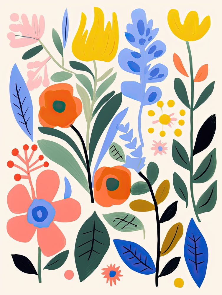 Henri Matisse's Flower Market Fantasia