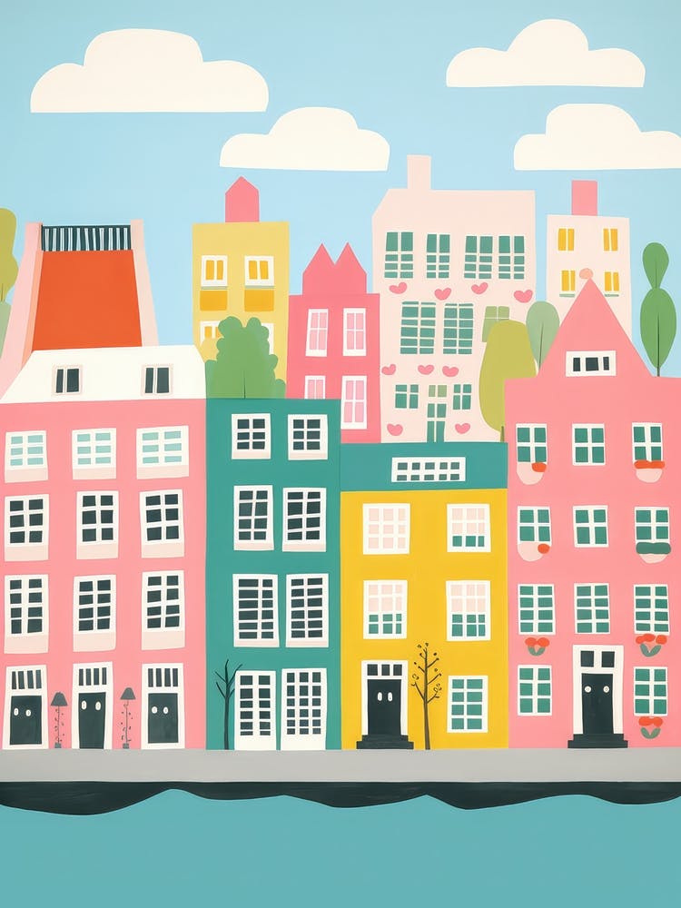 Amsterdam Colourful View 2