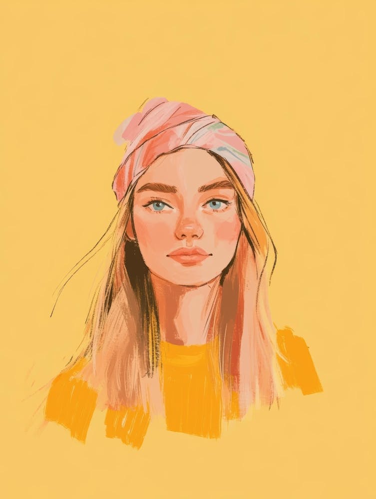 Mädchen mit Turban