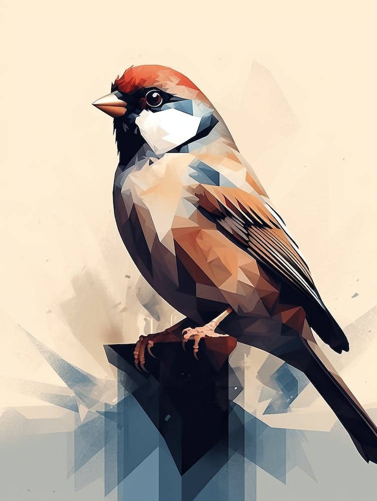 Modern Sparrow Strokes