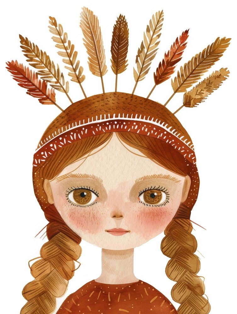 Fille Aux Plumes 2
