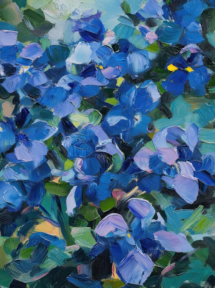 Blue Flowers 105