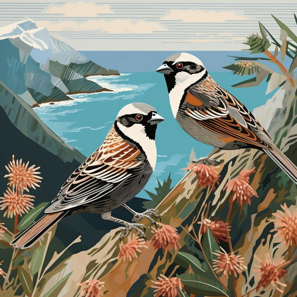 Bird In Nature Sparrow 4