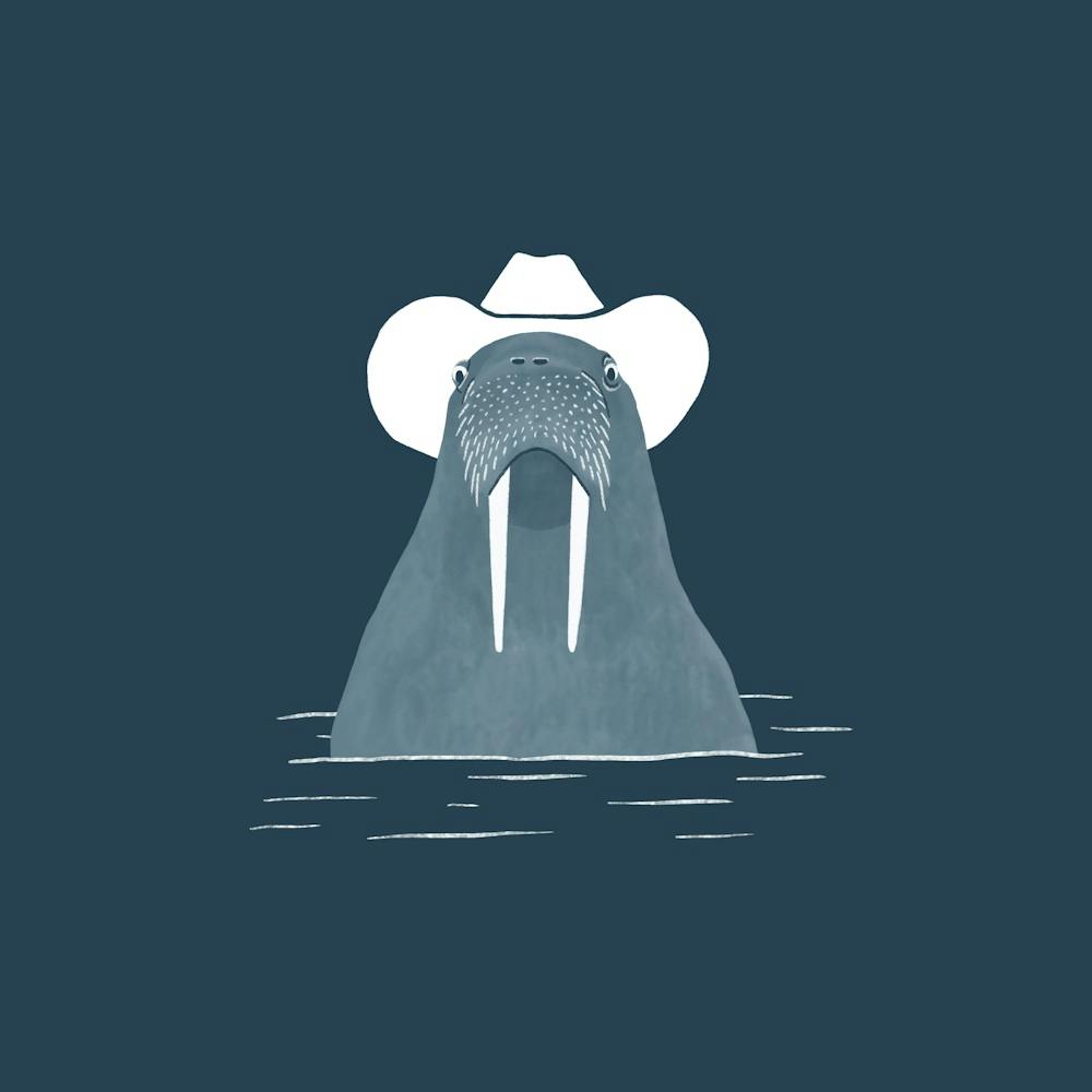 Eustace the Cowboy Walrus