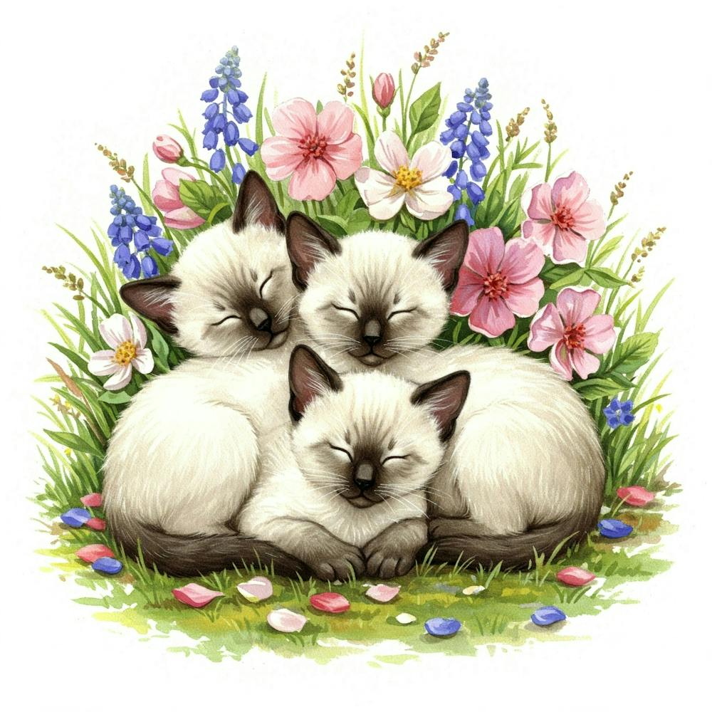 Siamese Kittens 1