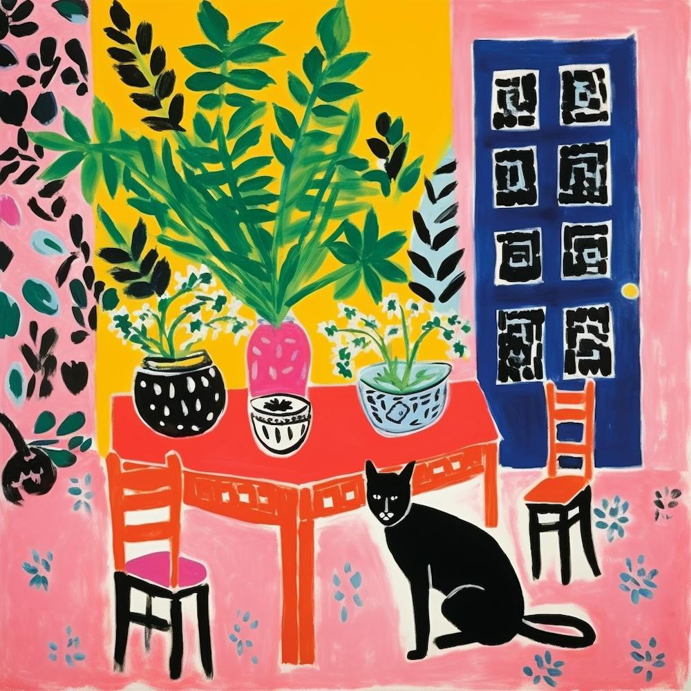 Cat In The House