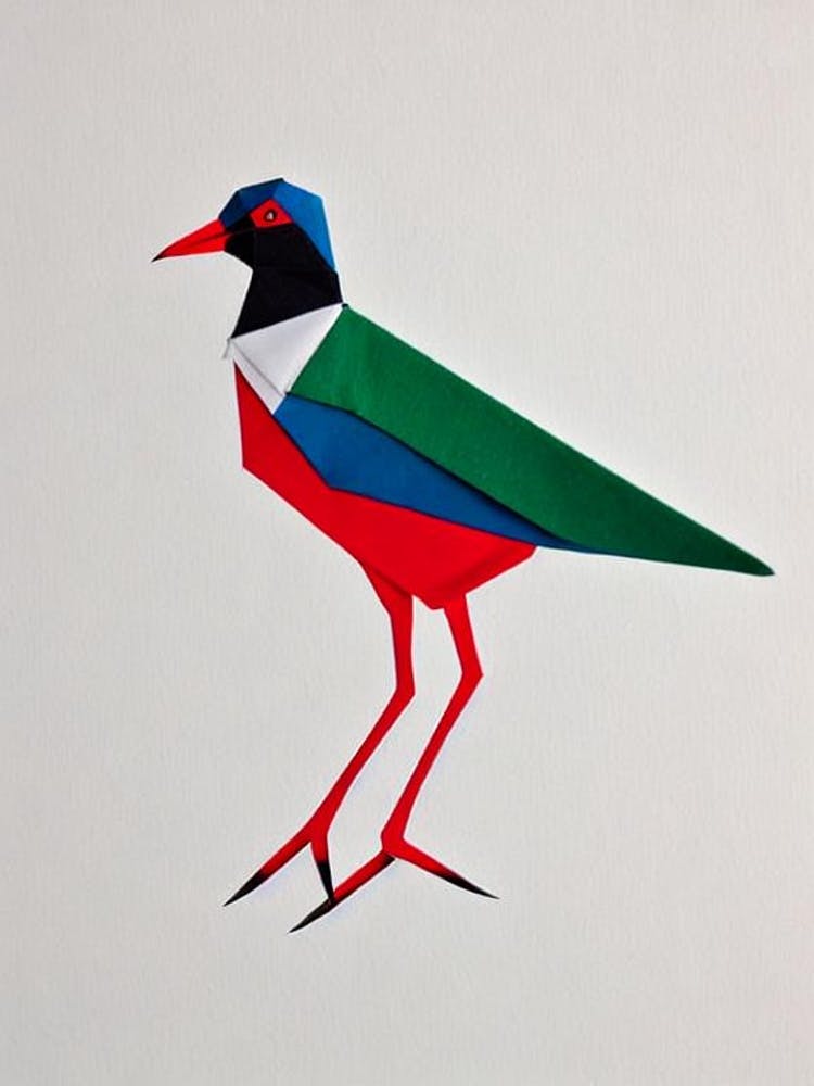 Lapwing Origami Bird
