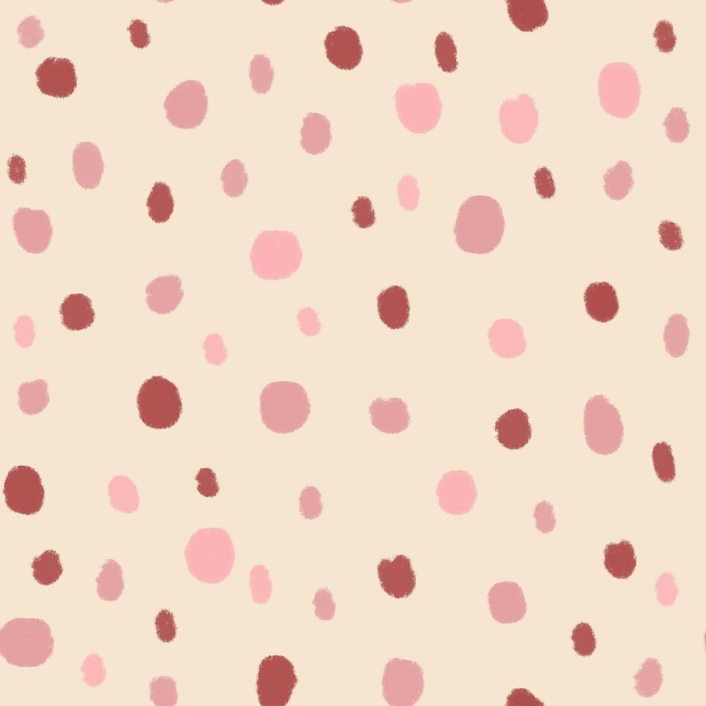 Zarte rosa Tupfen