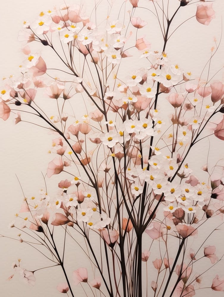 Flower Illustration Gypsophila Babys Breath 5