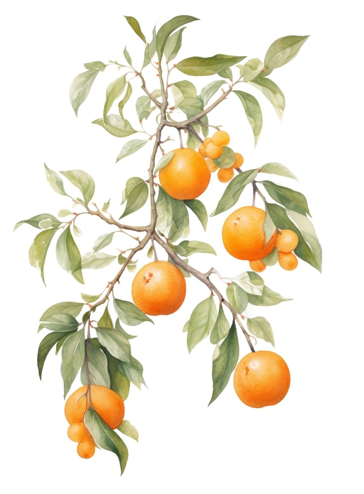 Oranges On A Branch 2