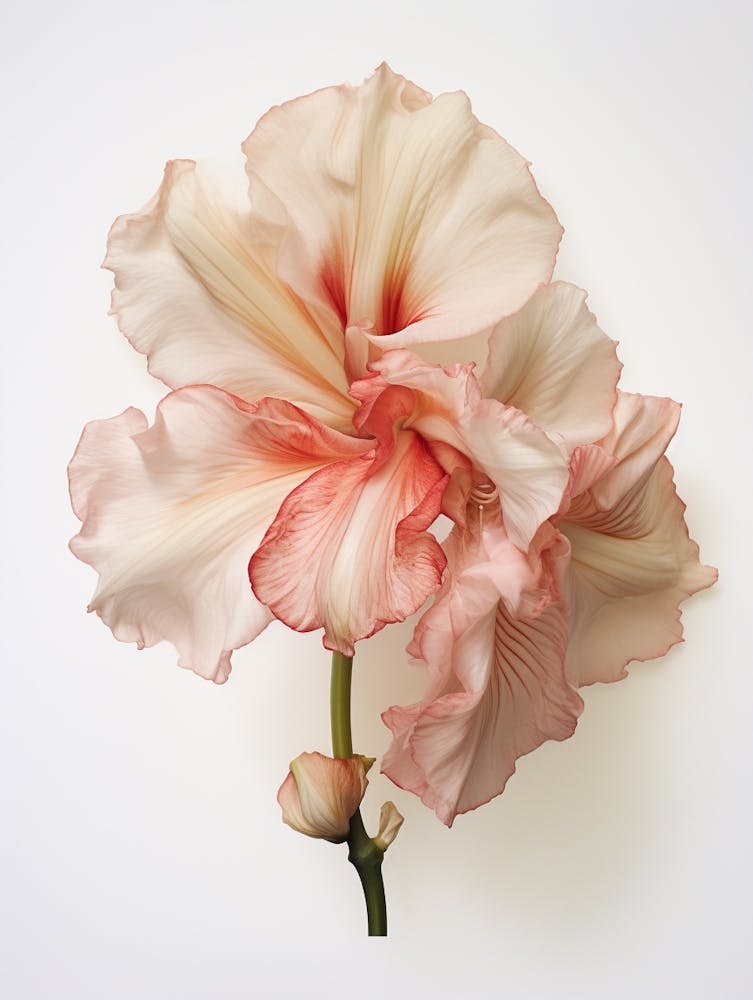 Pressed Flower Botanical Art Amaryllis 2